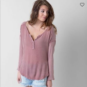 NWT We The Free Free People Sunday Henley Top